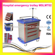 MSLMT02M Chariot / chariot pour hôpitaux à 5 couches avec roues. Plus de mobilier d&#39;hôpital pour vous choisir!